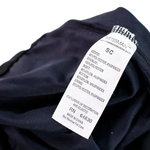 Weissman Purple Sequin Leotard Small - Picture 3 of 3